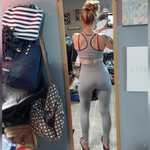 🎈PINK Active🎈BUY 1 GET 1 FREE🎈Seamless Logo Leggings Sz S - Picture 13 of 15